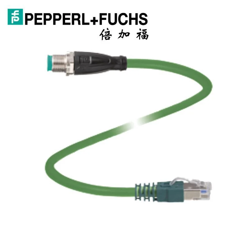 

2025 Pepperl + Fuchs V1SD-G-GN2M-PUR-E1S-V45-G Ethernet connection cable 70134548