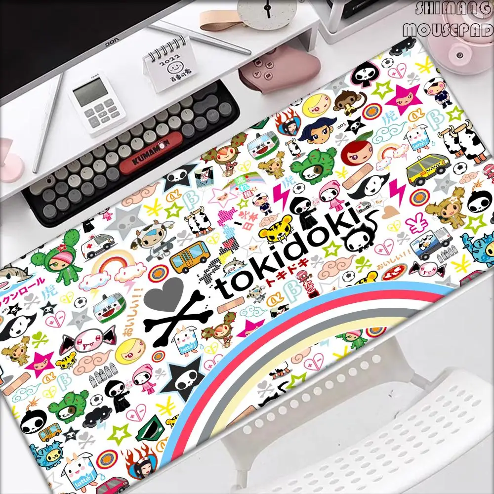 

Japan Cute Tokidoki Mousepad Boy Pad Natural Rubber Gaming mousepad Desk Mat Size for Gameing World of tanks CS GO Zelda