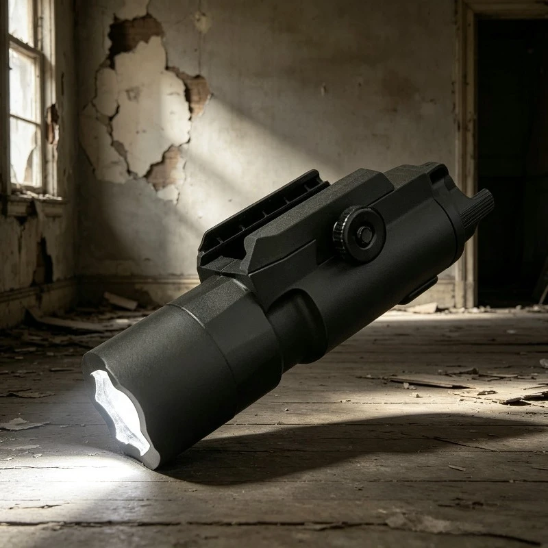 Amateur‑Hobby Smooth‑Grip Comfort Grip Flashlight Easy‑to‑Operate Simulation Toy Decorative Parts