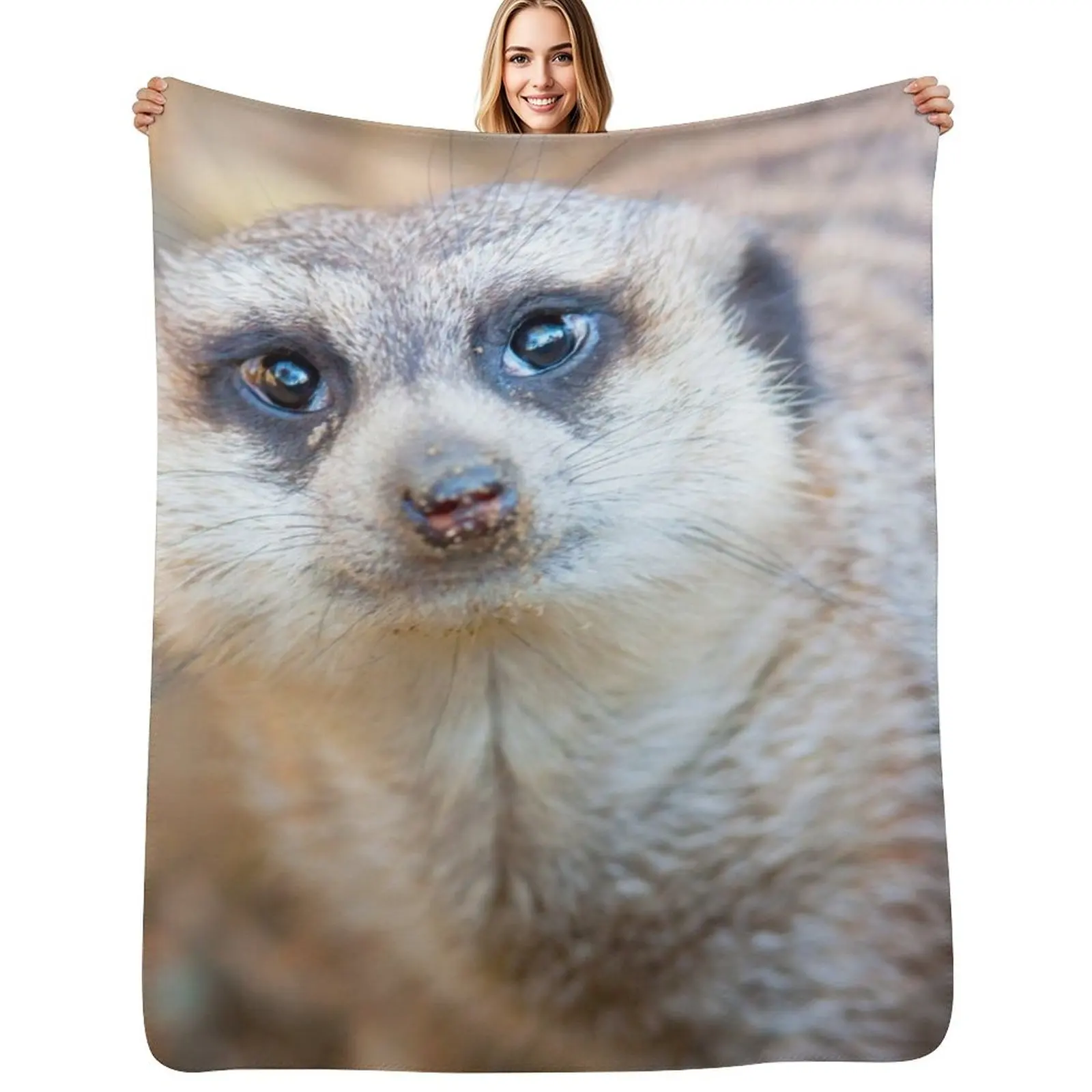 Meerkat Throw Blanket Soft Beds Designers Blankets For Baby Summer Beddings Luxury St Personalized Gift Blankets