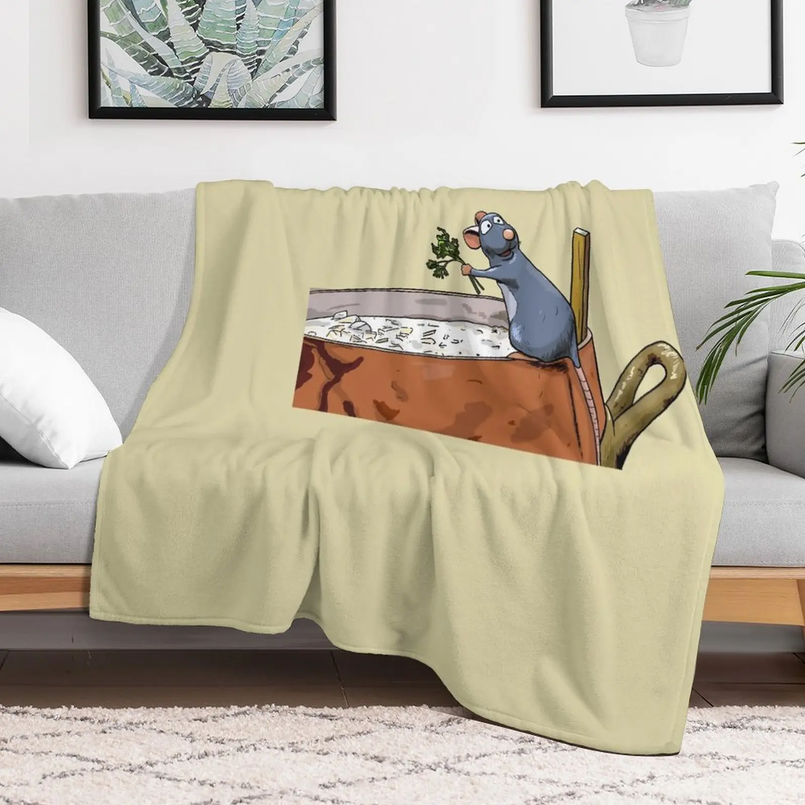 

Ratatouille Throw Blanket warm for winter Summer Beddings Blankets Cute Plaid Soft Plush Plaid Blankets