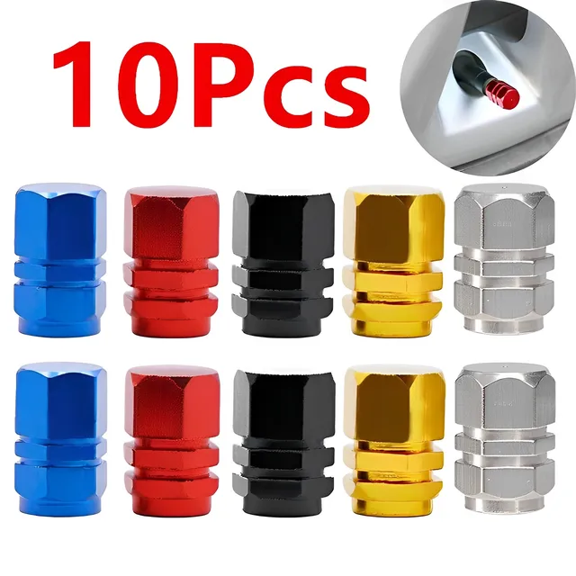 10szt Kołpaki zaworów opon samochodowych Aluminiowe osłony trzpieni felg Airdust Wodoodporne do BMW Auto Moto Akcesoria samochodowe Narzędzie