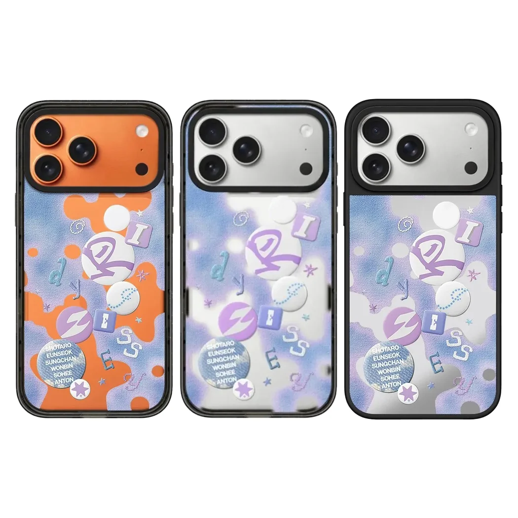 

Ball Purple Mirror / Acrylic Magnetic Case: Compatible With IPhone 17 16 15 14 13 12 Pro Max 17 Air