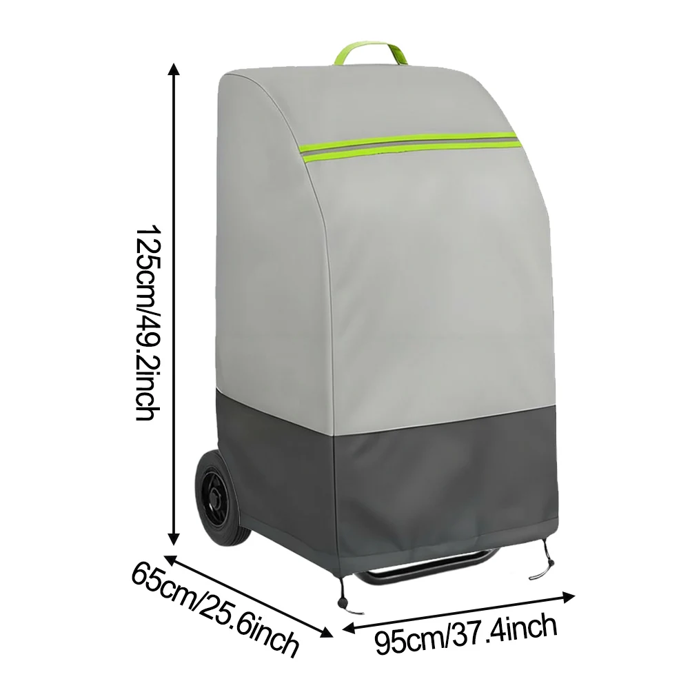 

For Robinair AC Machine Cover 420D Oxford Waterproof Windproof UV Resistant Reflective Strip for Safety Easy On Off Storage Bag