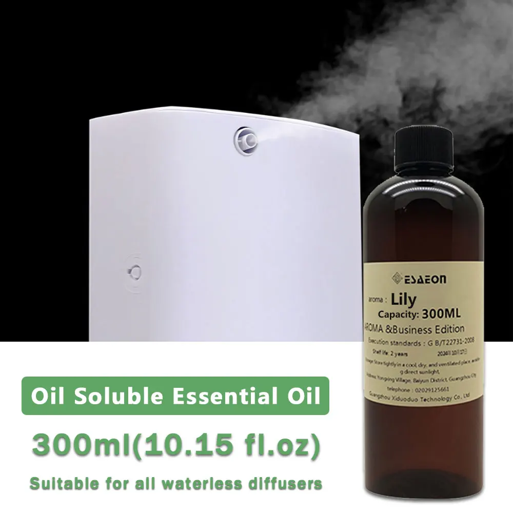 ESAEON 300ml (10.15 fl.oz) Lily/Hilton/Kempinski Essential Oils - For All Waterless Diffusers Hotel Diffuser Replenish Aroma Oil
