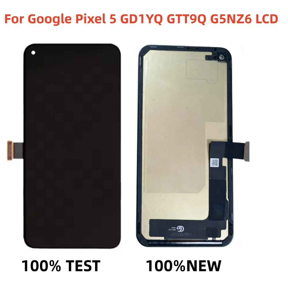 LCD For Google Pixel 5 Display Touch Screen Digitizer Assembly Replacement Parts No Fingerprint FOR GD1YQ GTT9Q G5NZ6 LCD