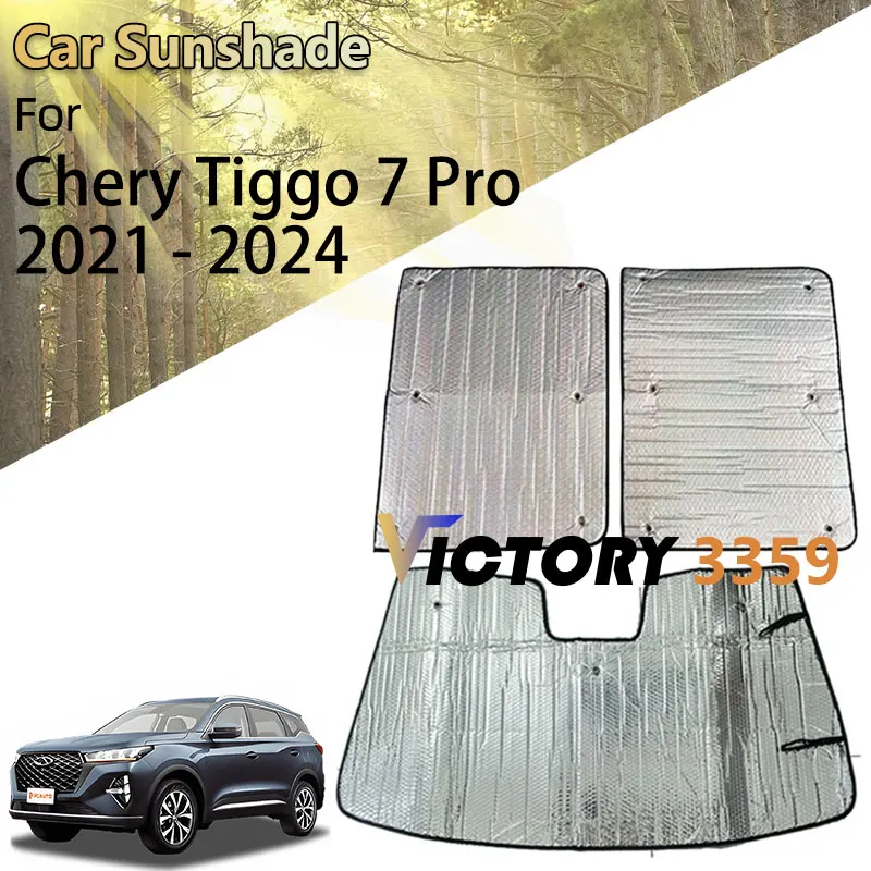 

Солнцезащитный козырек на крыше для Chery Tiggo 7 Pro 2023 2021-2024 Аксессуары Козырек на переднее окно автомобиля Теплоизоляция Запчасти для защиты от солнца
