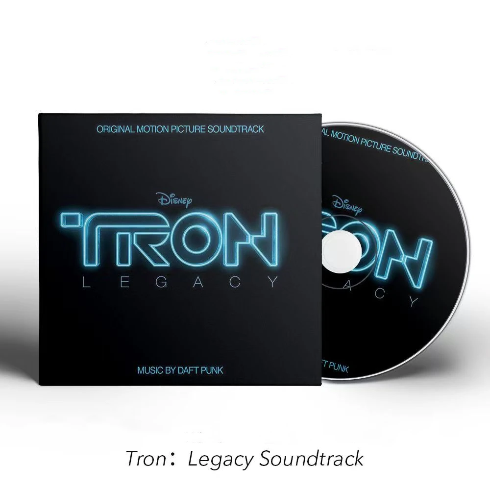 Película Tron Legacy Daft Punk música CD mejores éxitos OST álbum grabación de música Cosplay Walkman coche insonoras caja colección regalos