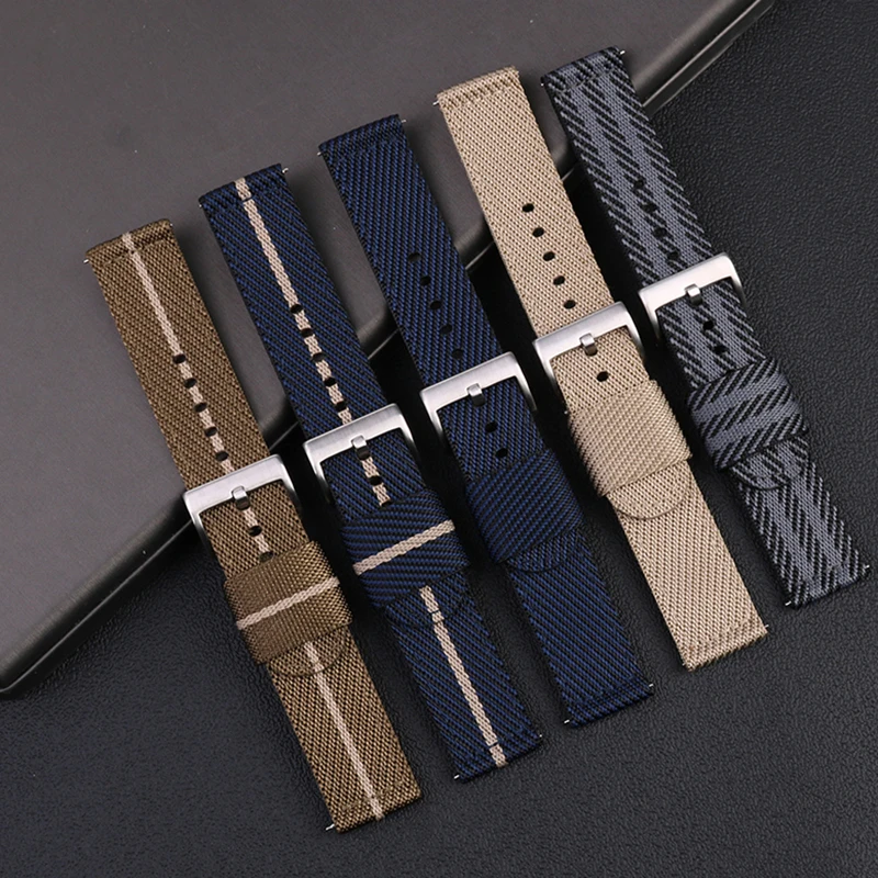 18mm Nylon Watchband for CASIO a168w A158 A159 A168 A169 B650 AQ230 700 MRW200 AEQ-110 Watch Breathable Canvas Strap Bracelet