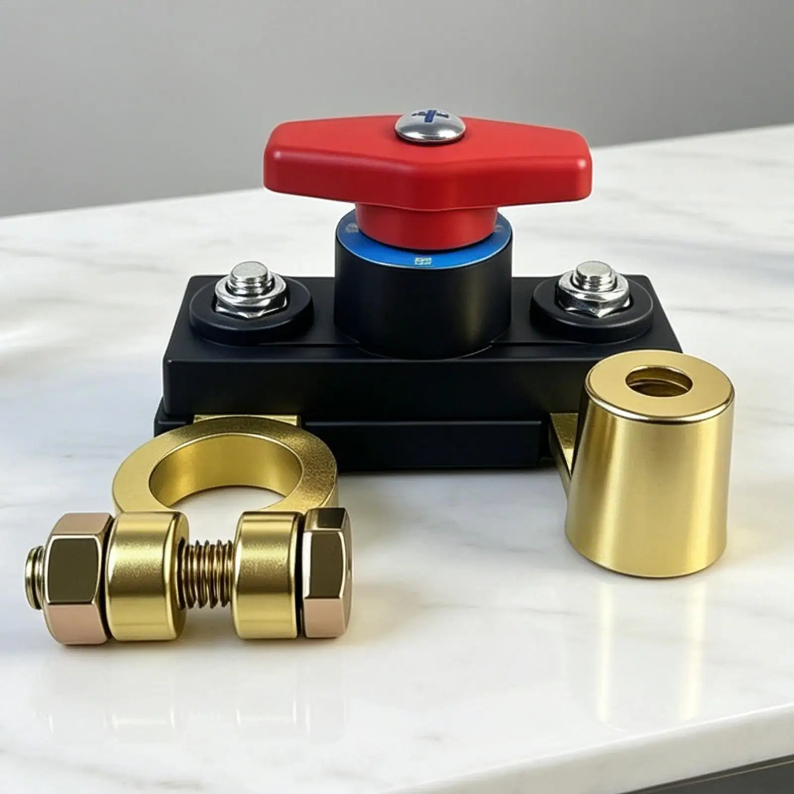 

For SUV Car Battery Power Cut-Off Breaker Adjustable Copper Stable Transmission Vehicle Battery Cut Off Tool for Sedan SUV RV