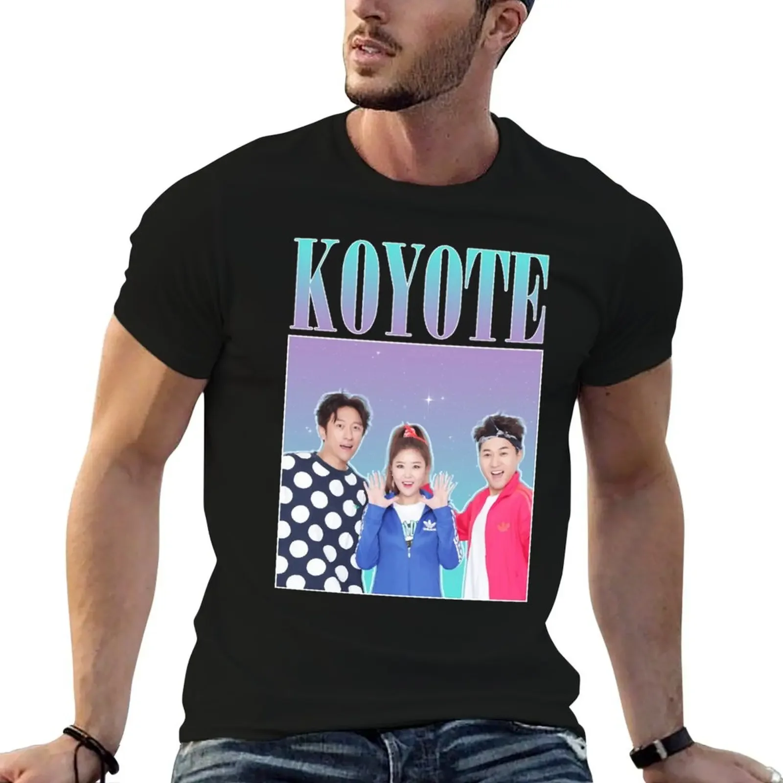 Koyoté Homágé Vintágé Désign T-Shirt tshirts personalised baggy shirts Funny t-shirt anime shirts men