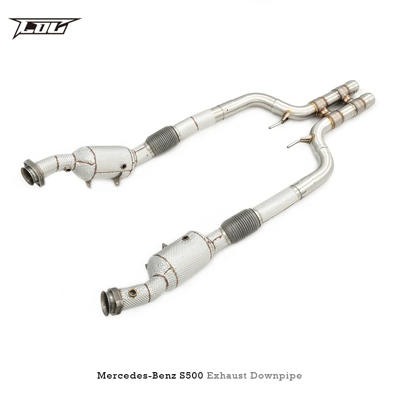 Boska Downpipe For Mercedes Benz S400/S500/S600 COUPE 3.0T 4.7T 2014-2023 High flow catted downpipe Exhaust Downpipe