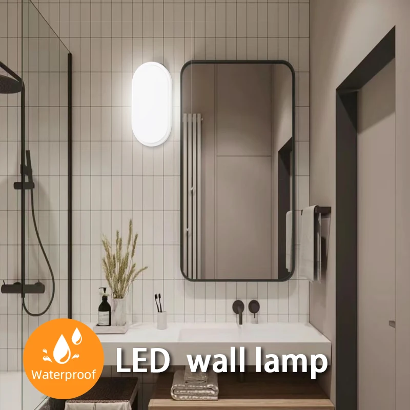 Imagem -03 - Impermeável Luz de Teto Led para Banheiro Lustre Moistureproof Varanda do Quarto Lâmpada Escadaria Decoração Interior 110v 220v