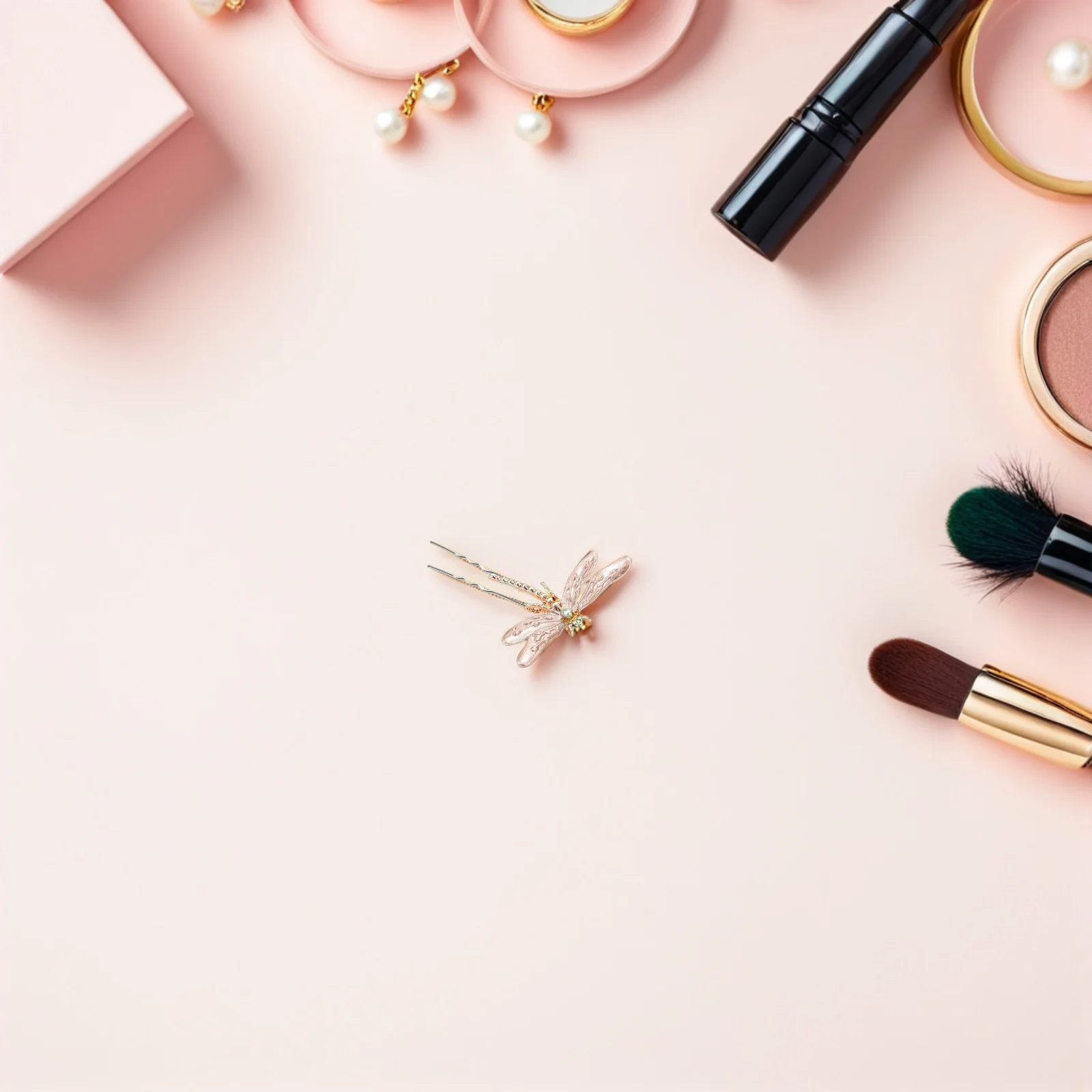 

Women Hair Fork Dragonfly Hairpin Elegant Vintage Style Bridal Hair Accessories for Wedding Party Cosplay Daily Wear