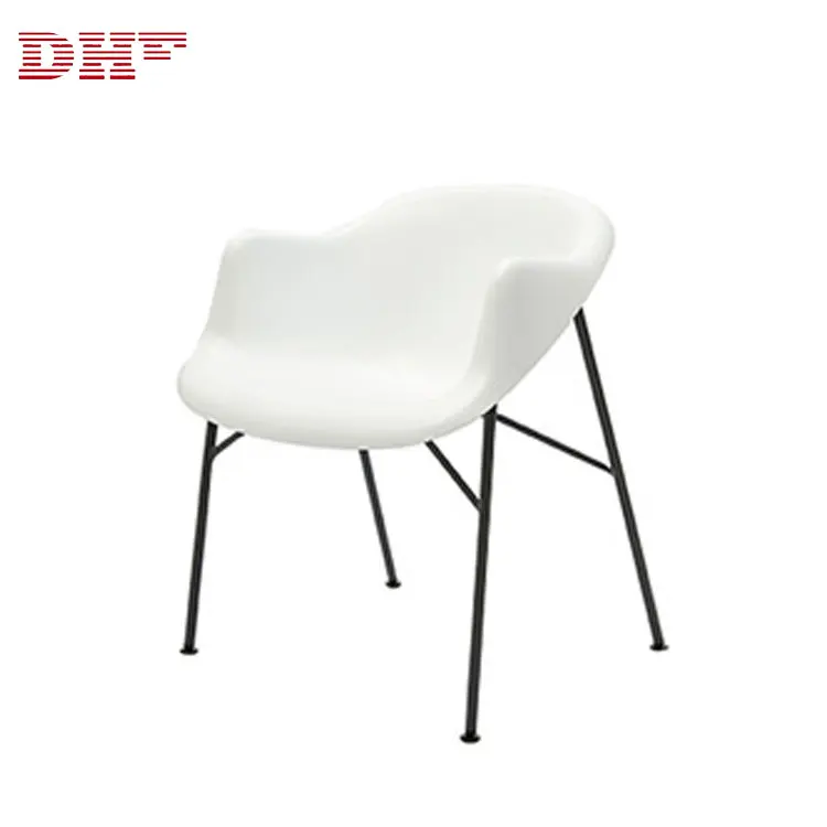 Home Or Coffee Use Arm Modern Dinning Restaurant Plastic Chairs Designer Chair