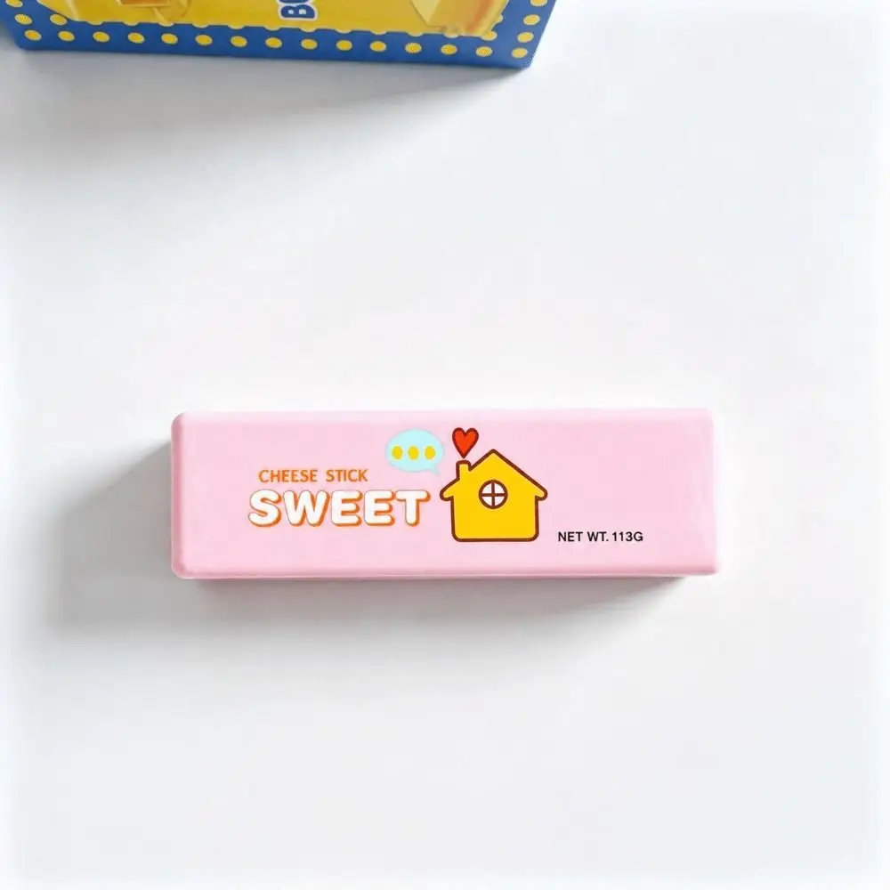 New Cheese Butter Stick Squeeze Toy Stress Relief Hand Relaxation Pinch Toy Slow Rising Stick Fidget Toy Gift