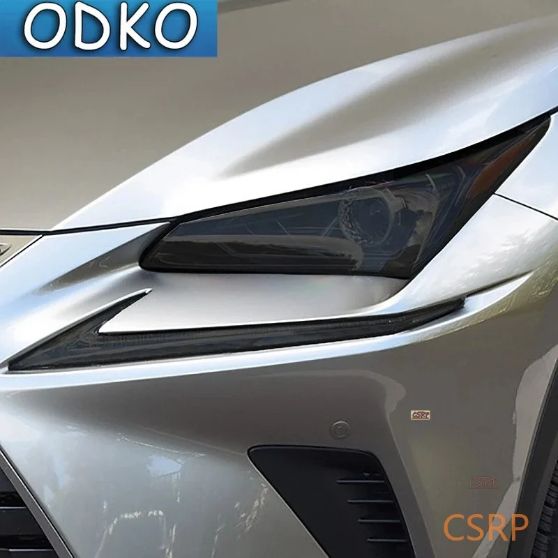 Car Headlight security Black Protective  Film Taillight TPU adhesive film Sticker Accessore For Lexus nx300 NX200 300  2015-2020