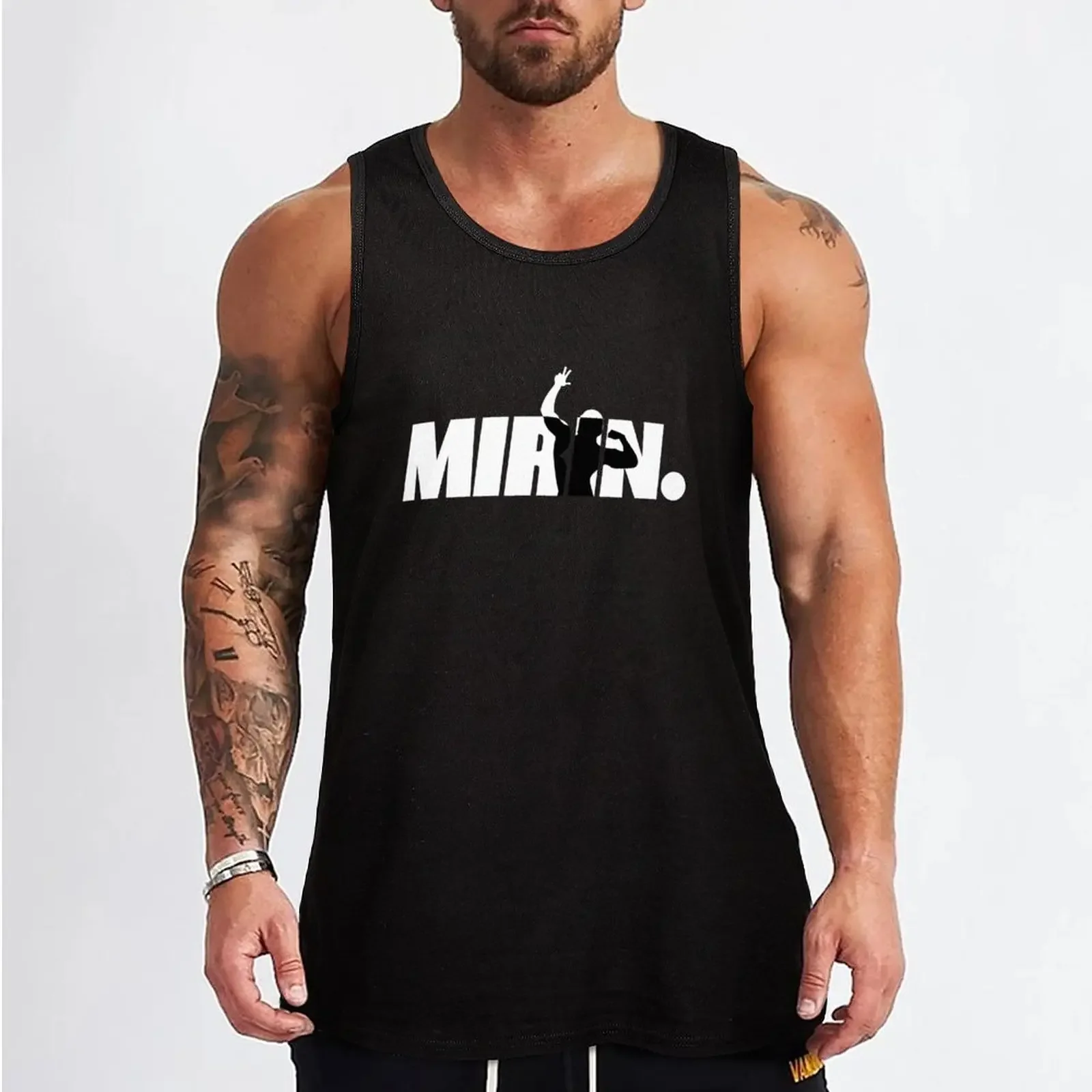 New Mirin Zyzz Sickkunt Gym Bodybuilding Motivational Aesthetic Veni Vidi Vici Tank Top Gym t-shirt man Japanese t-shirt