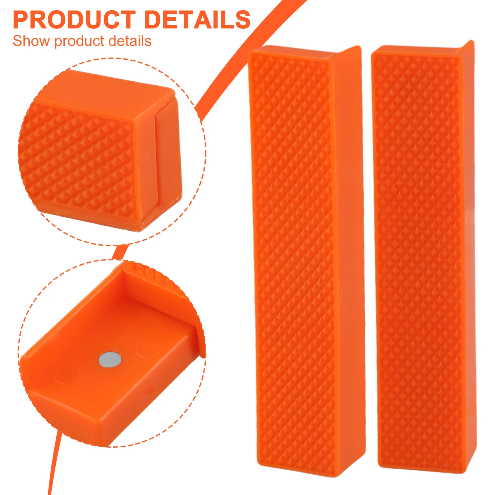 2 pezzi cuscinetti magnetici a ganasce morbide 4.5/6 pollici per morsa in metallo macchine utensili da banco morsa Softs parte di protezione di fissaggio per la lavorazione del legno in metallo
