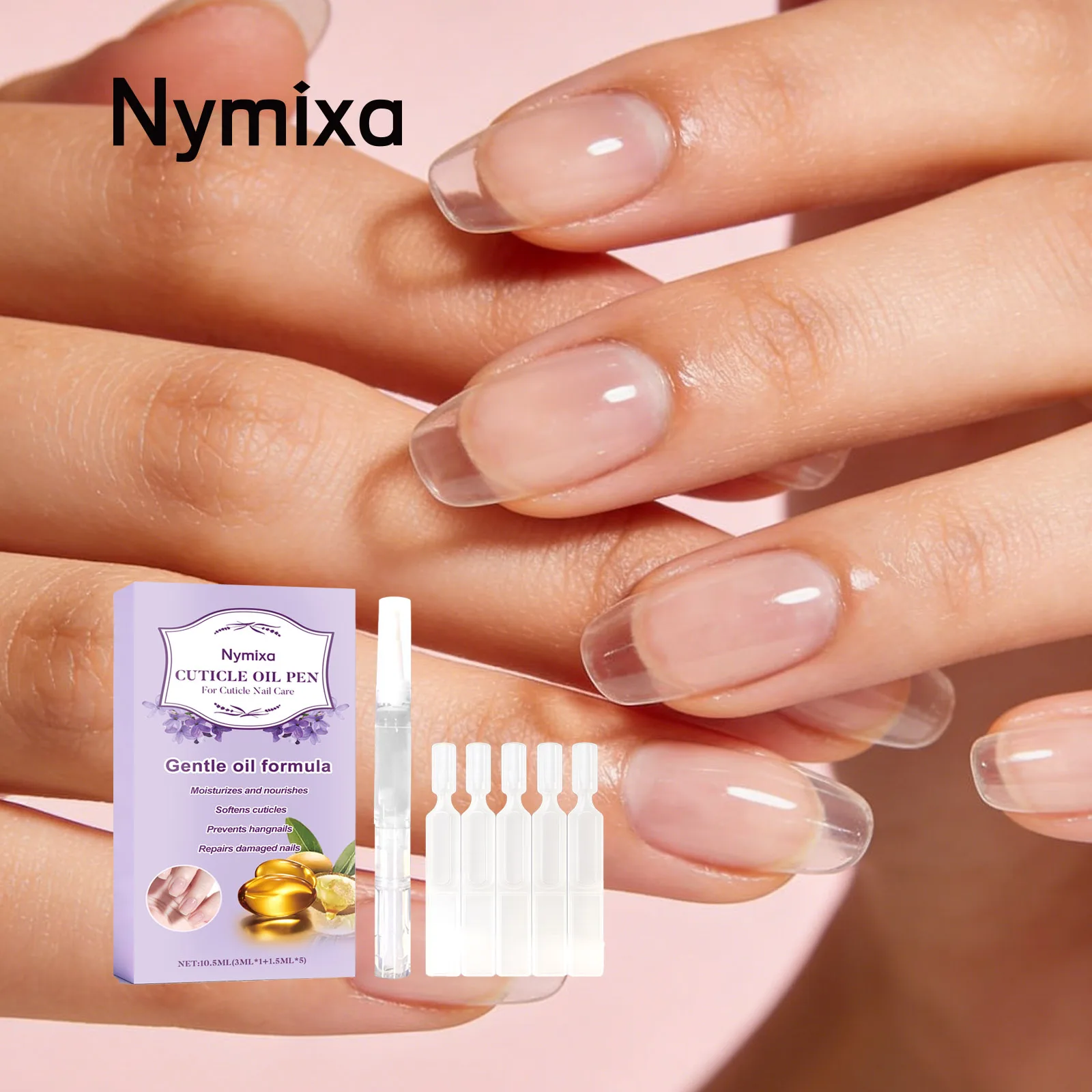 

Набор масляных ручек для ухода за ногтями с нежной формулой для увлажнения и защиты края ногтя. Удобное средство для ежедневного ухода.