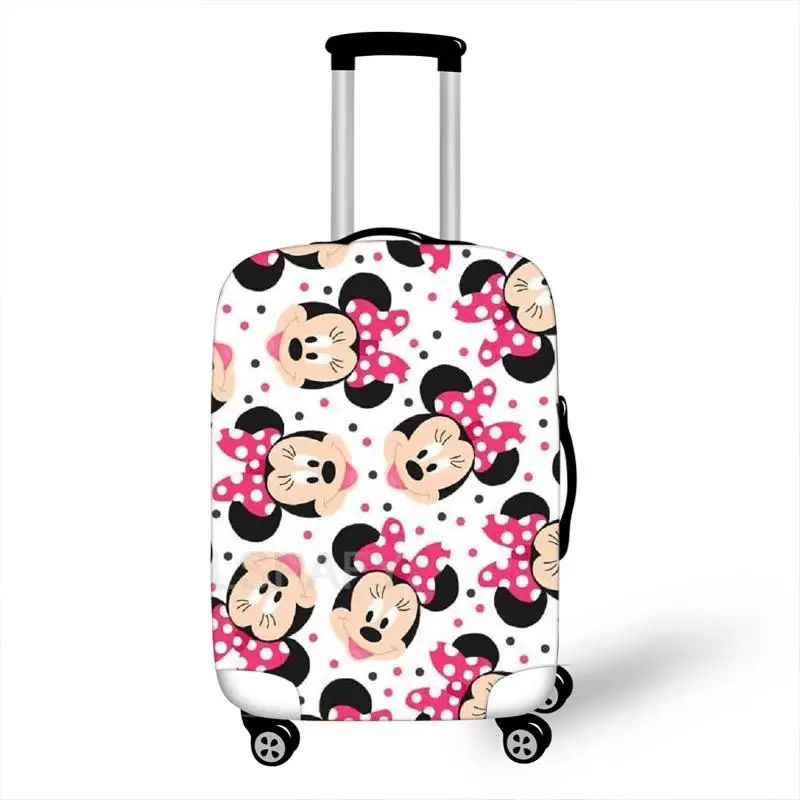 Juste de protection pour valise à roulettes Minnie Cartoon, housse anti-poussière pour bagages de voyage, accessoires de voyage