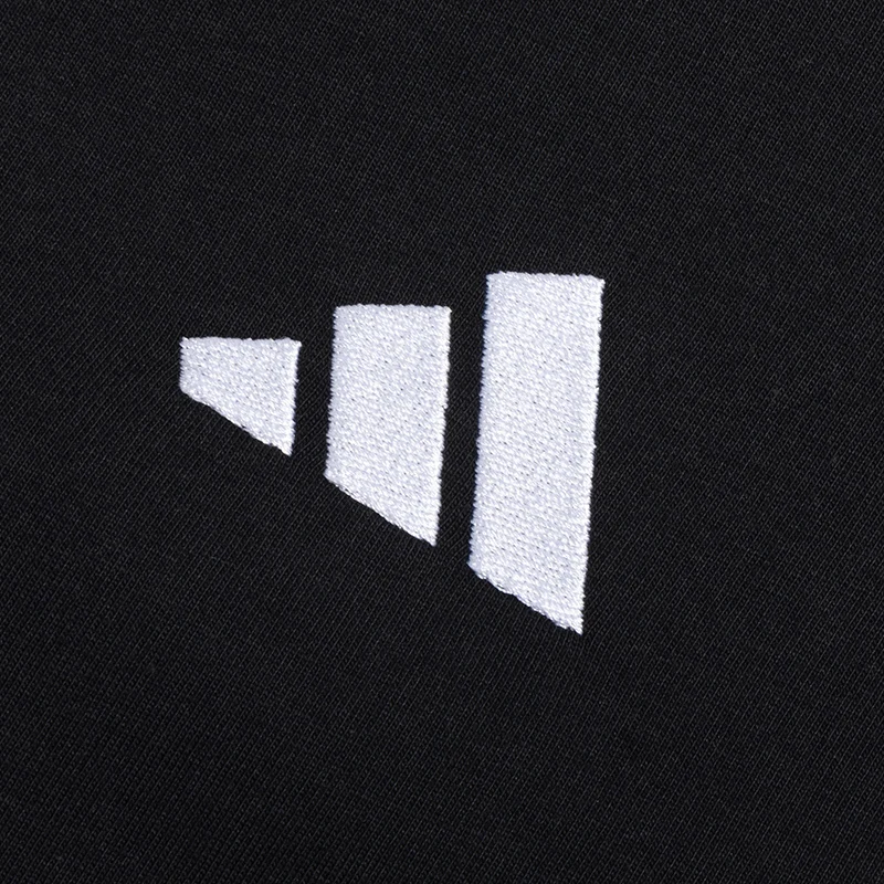 تي شيرت أديداس للرجال من القطن يسمح بمرور الهواء للتدريب على الجري ورقبة دائرية نصف كم Jy8564