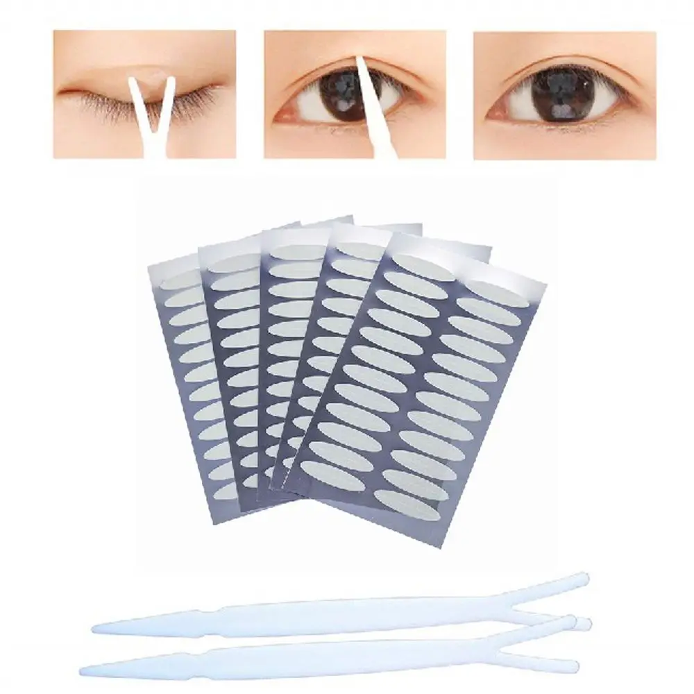 Fita de maquiagem de viscosidade forte fita de pálpebra olhos grandes listra de pálpebra adesivo fita de olho dupla pálpebra adesivos ferramentas de maquiagem dos olhos