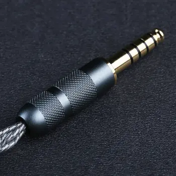 OPENHEART 4芯高純度無氧銅鍍銀平衡線 3.5/2.5/4.4mm MMCX/0.78 2Pin IEM耳機線 10 最佳銷售 純銀線纜 - №7