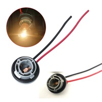 2Pcs 1156 Bulb Socket BA15S Lamp Holder P21W Adapter Base Connector Automobiles Parts Accessories Car Lights Base Parts