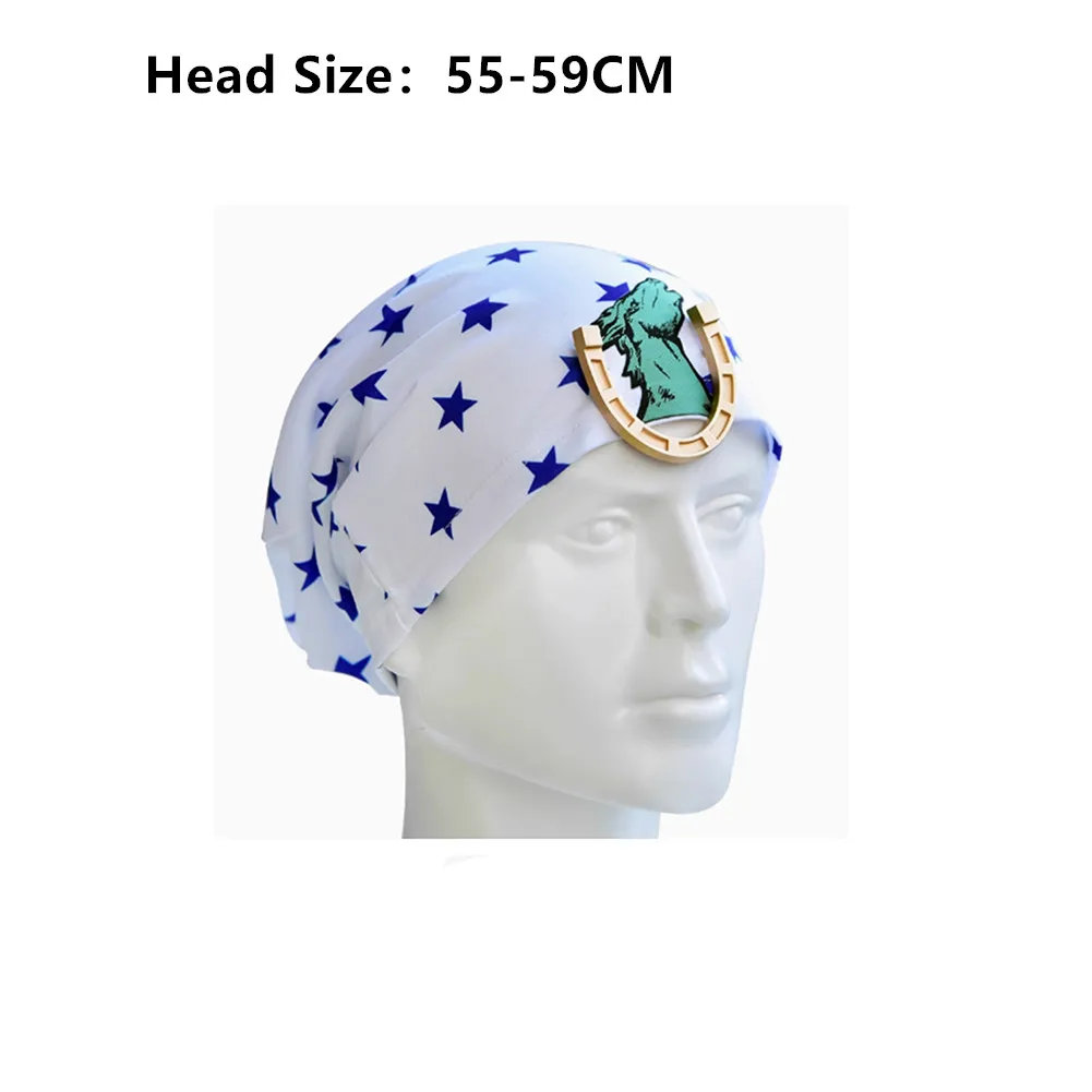 Johnny Joestar-Sombrero para Cosplay, disfraz de Anime de Bizarre Adventure, ropa para el hogar para hombres y adultos, accesorios para disfraz de Carnaval y Halloween, regalos