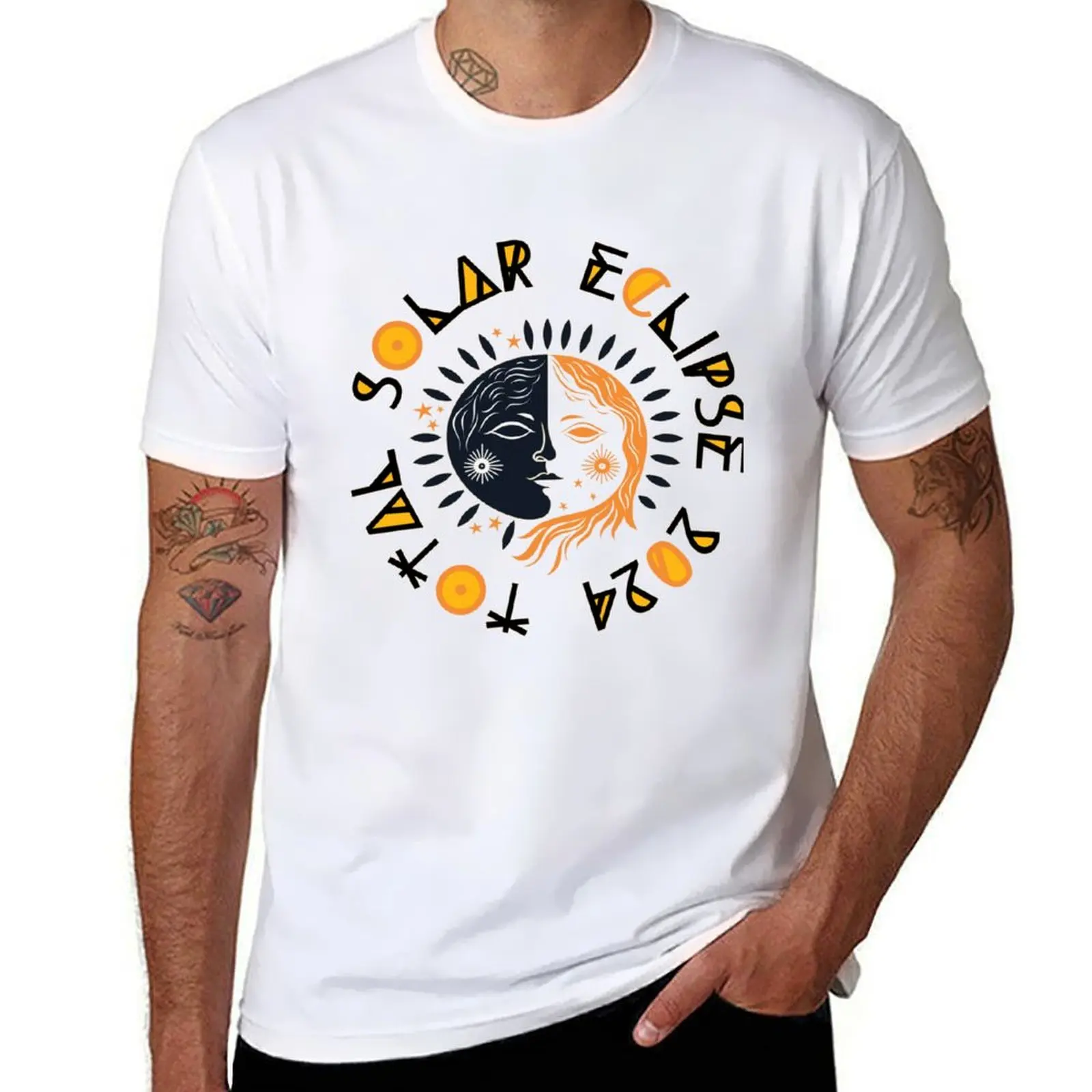 

Total Solar Eclipse 2024. Stellar Mysterious Solar Eclipse T-Shirt