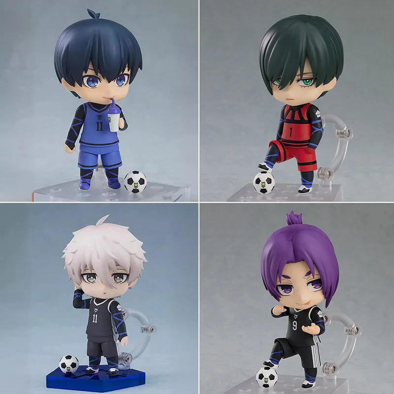 Q-Version Anime-Figur Blue Lock # 2056 # 2658 # 1998 Isagi Yoichi Modell PVC Sammlerstück für Anime Desktop-Display Ornament Spielzeug