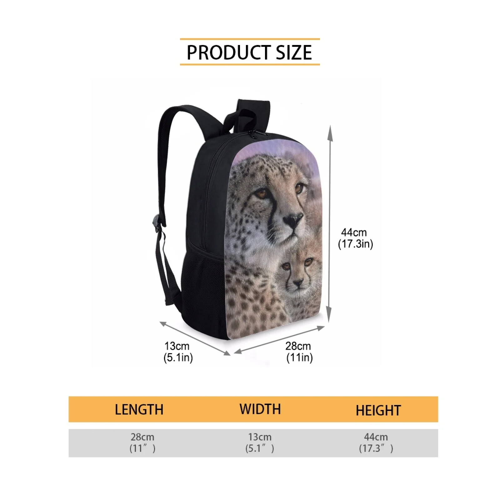 Kids Backpack School Bags Cute 3d Animal Leopard Print School Satchel Bookbags for Children High Student Book Bag Schoolbags