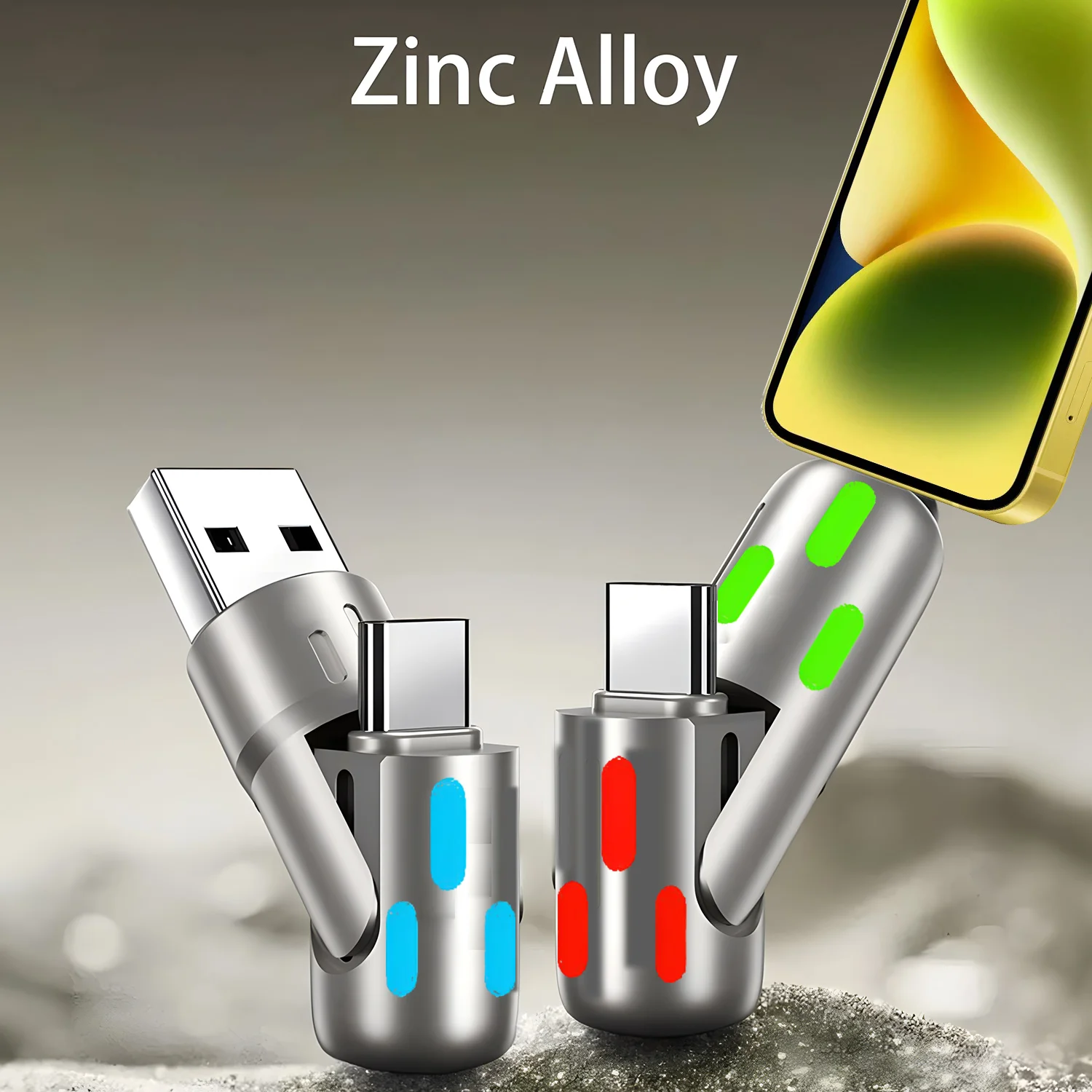 4-IN-1 240 واط USB نوع C إلى USB C كابل PD سلك شاحن سريع آيفون 16 برو ماكس 15 باد شاومي سامسونج اللوحي 1 متر سلك البيانات