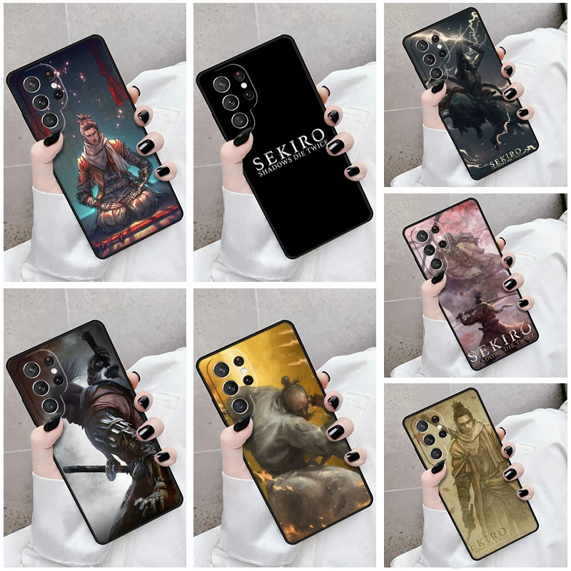 Phone Case For Samsung Galaxy S24 S23 S21fe S22 Ultra Plus Note 10 20 S8 S9 S10 Cover S-Sekiro Shadows Die Twice