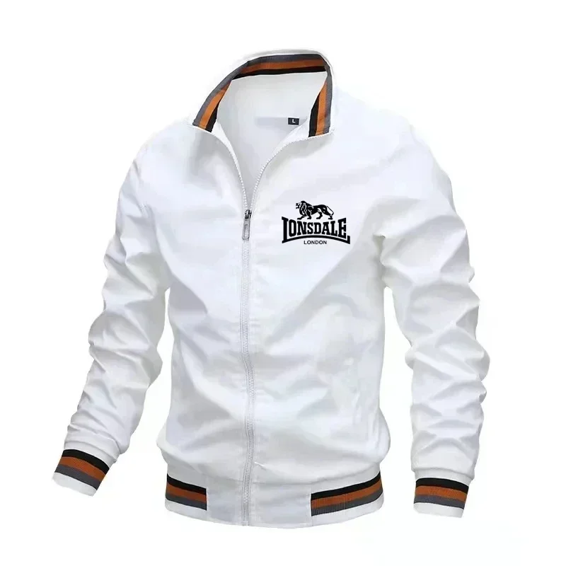 2024 Men's Pilot zipper Jacket with Support Collar, Casual light baseball Jacket, Latest Spring fashion, High quality,