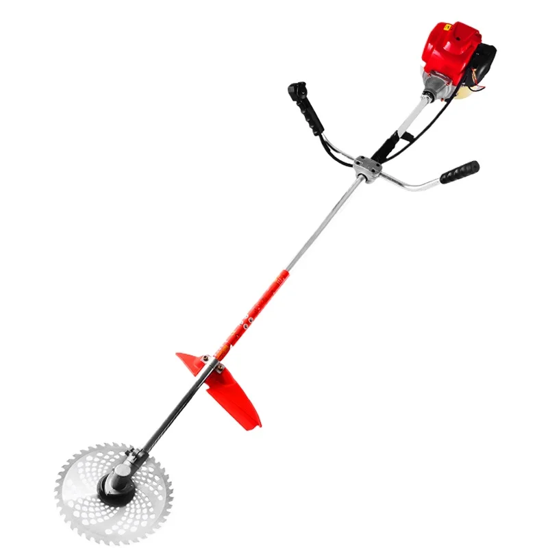 

Four-stroke lawn mower Side-mounted multifunctional two-punch high-power lawn mower Weeding harvester