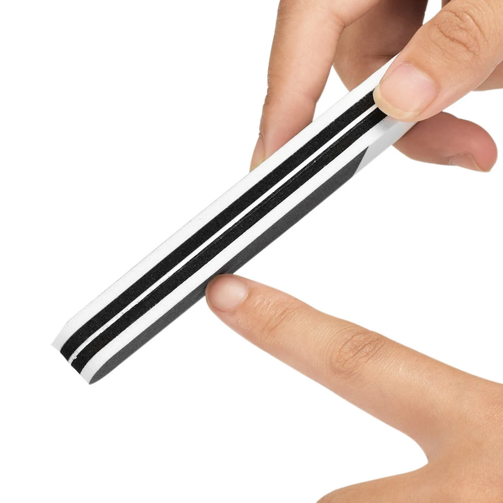 

5pcs Nail Sanding Block Double Side Frosted Strip Emery Board For Natural False Toenails Manicure File Buffing Tool Portable