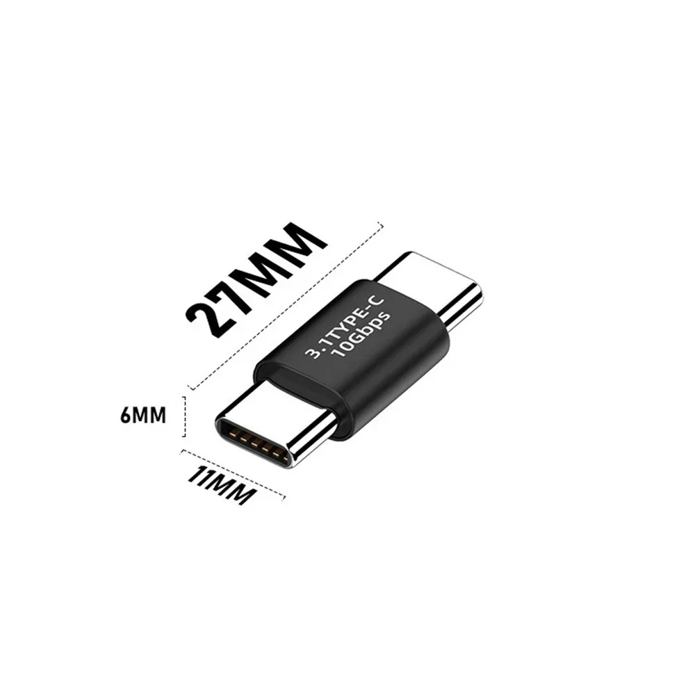 3.1 Gen2 Type C ถึง TypeC OTG อะแดปเตอร์ 10Gbps Converter ข้อมูลตัวเชื่อมต่อการชาร์จ