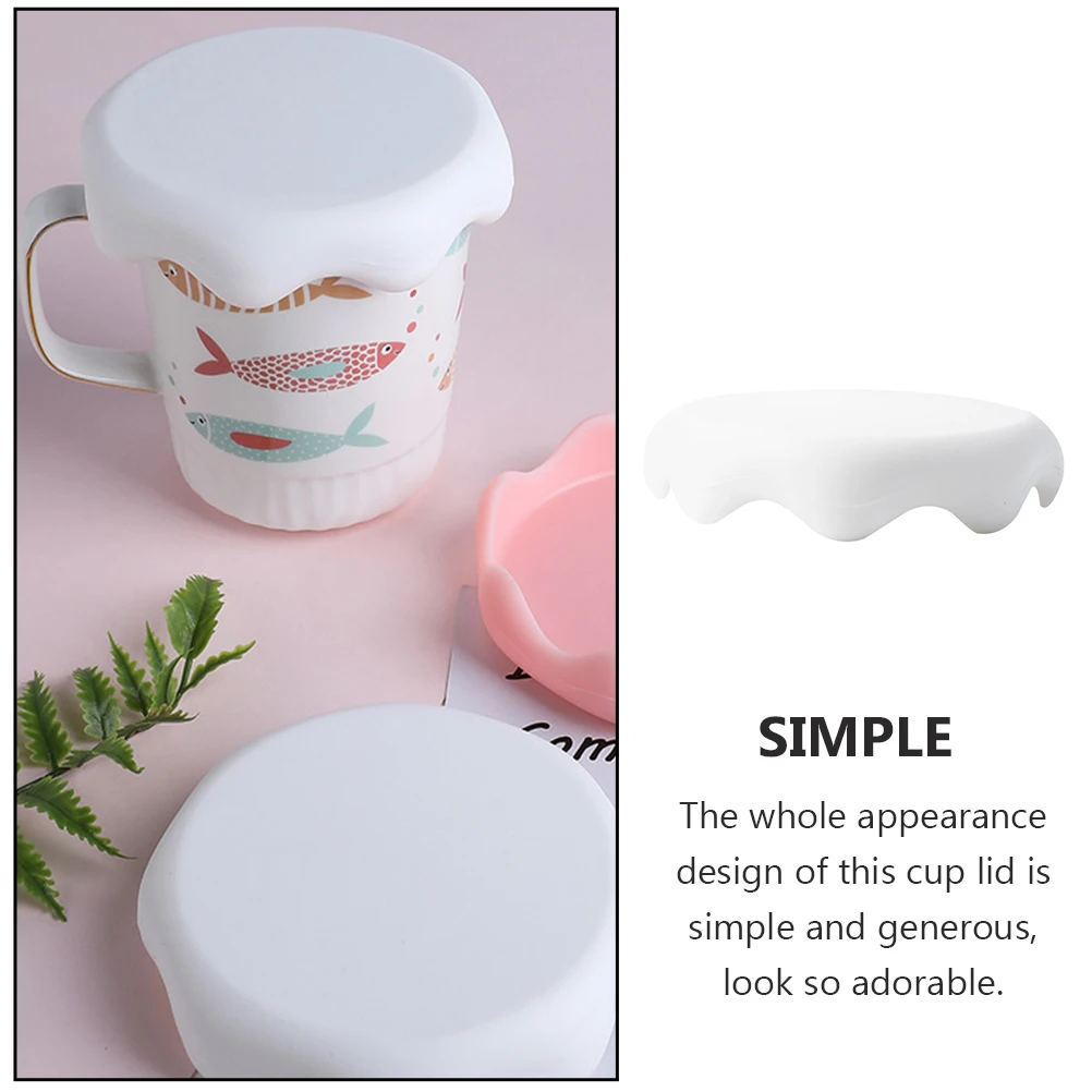 

Silicone Cup Lid Mug Cover Coffee Lids Tumbler Accessory Bottle Covers for Mugs