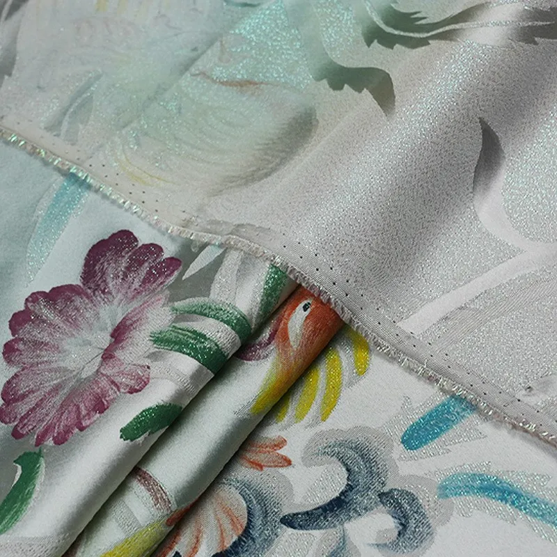 A new Chinese-style fabric for hand-painted pure silk Hanfu 5