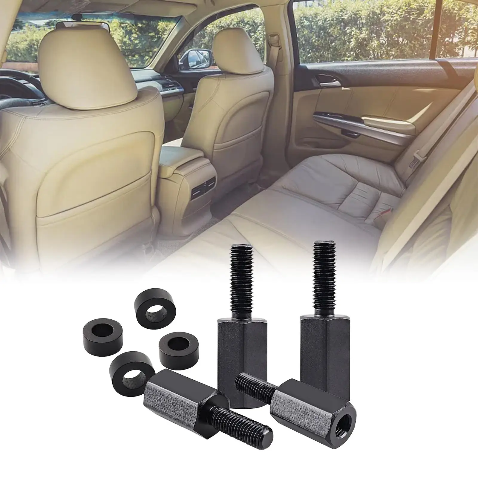 4 Pieces Seat / Easy Installation/ Black Metal/ Directly Replace Lift up UTV Seat for x3 All Years Accessories