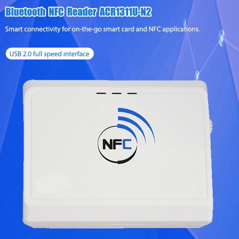 Imagem -02 - Leitor Nfc sem Contato sem Fio de 1356 Mhz Bluetooth Android Rfid Leitor de Cartão Móvel Escritor Acr1311