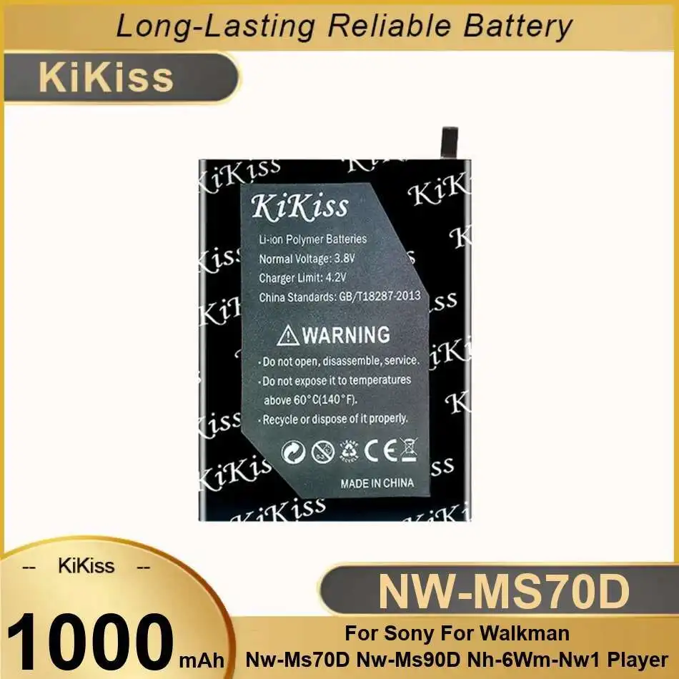 

Для Sony Walkman NW-MS70D NW-MS90D NH-6WM-NW1 плеер 1000 мАч высокопроизводительный стабильный портативный музыкальный аккумулятор