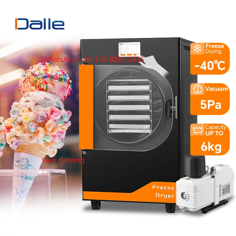 DALLE Wholesale High Quality 6kg Automatic  Drying Machine Home Use Vacuum Fruit Drying Equipment Food Processing