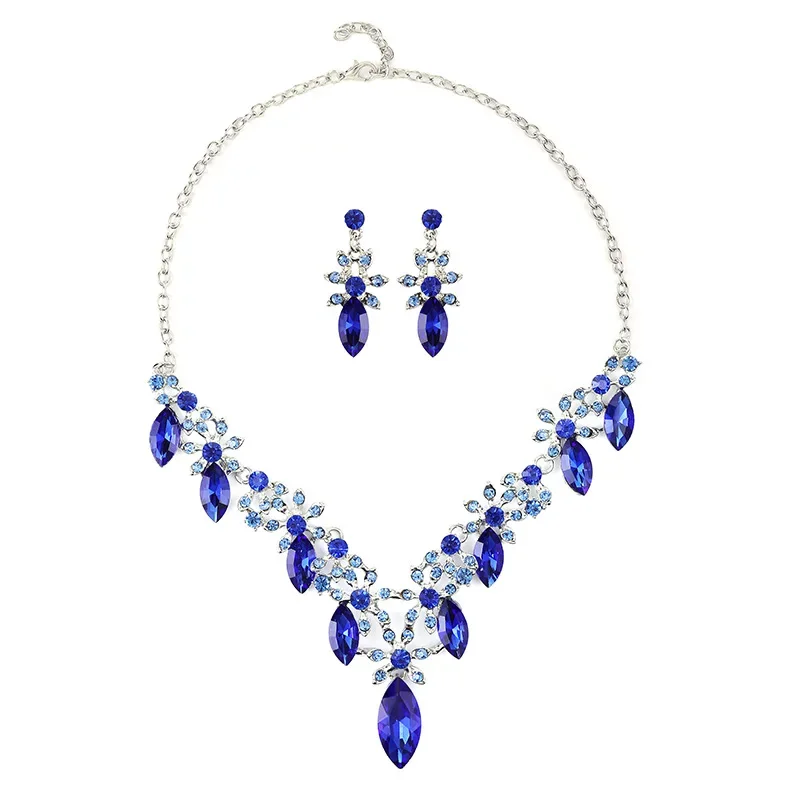 Accessories Retro Necklace Set Women\'s Luxury Crystal Banquet Dress Accessories