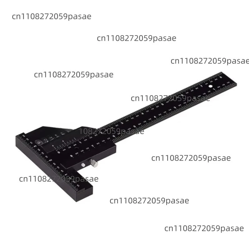 T-type multifunctional woodworking ruler scriber high-precision measurement woodworking marking gauge woodworking measuring