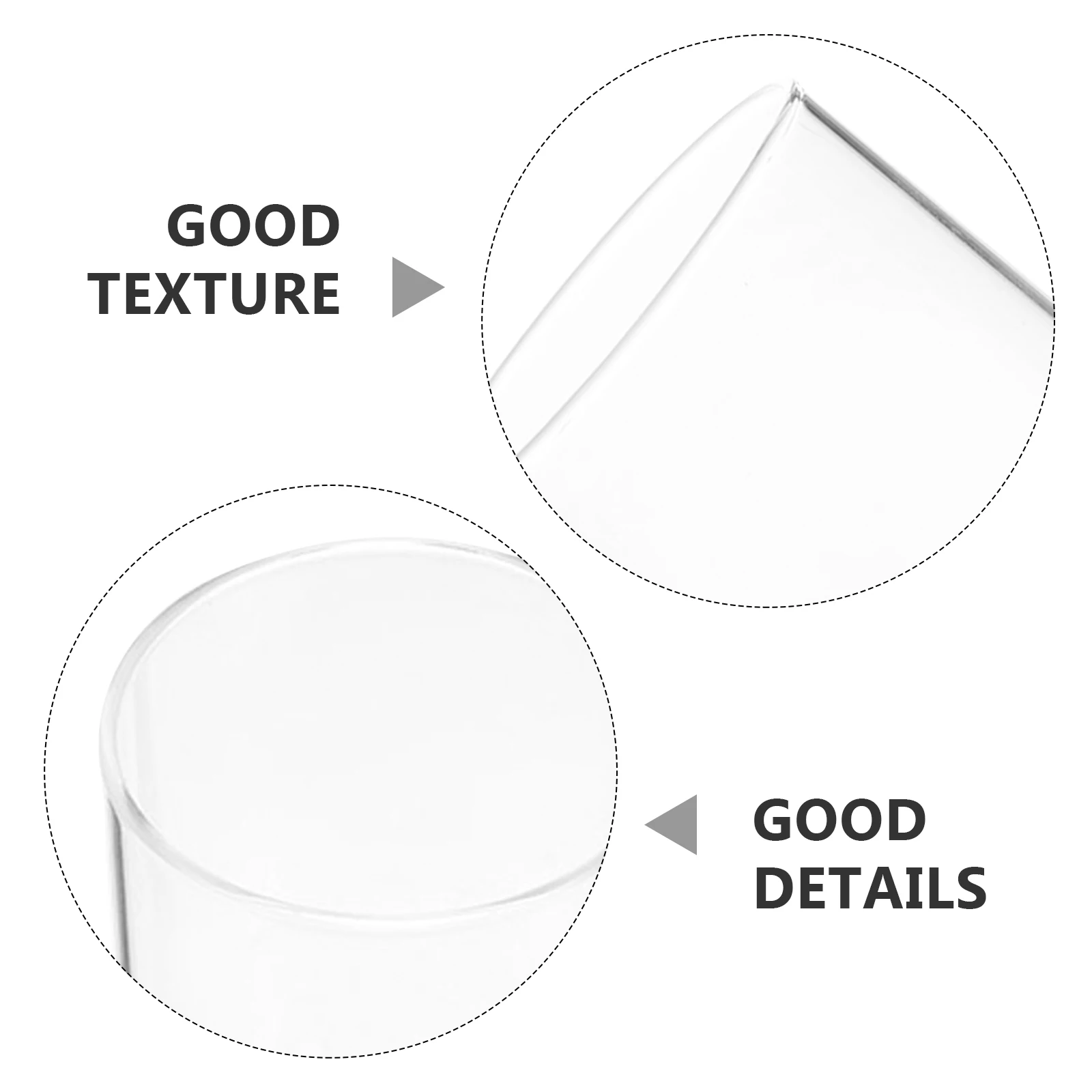 غطاء زجاجي شفاف على شكل اسطوانة حامل شموع زجاجي إبداعي فريد من نوعه لتزيين جو رومانسي للمنزل