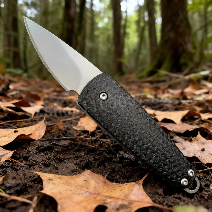 CR 7086 سكين للفرد متعدد الأغراض 8Cr13Mov شفرة ألياف النايلون مقبض مجهزة فتاحة الزجاجات التخييم في الهواء الطلق هدية حمل يومية