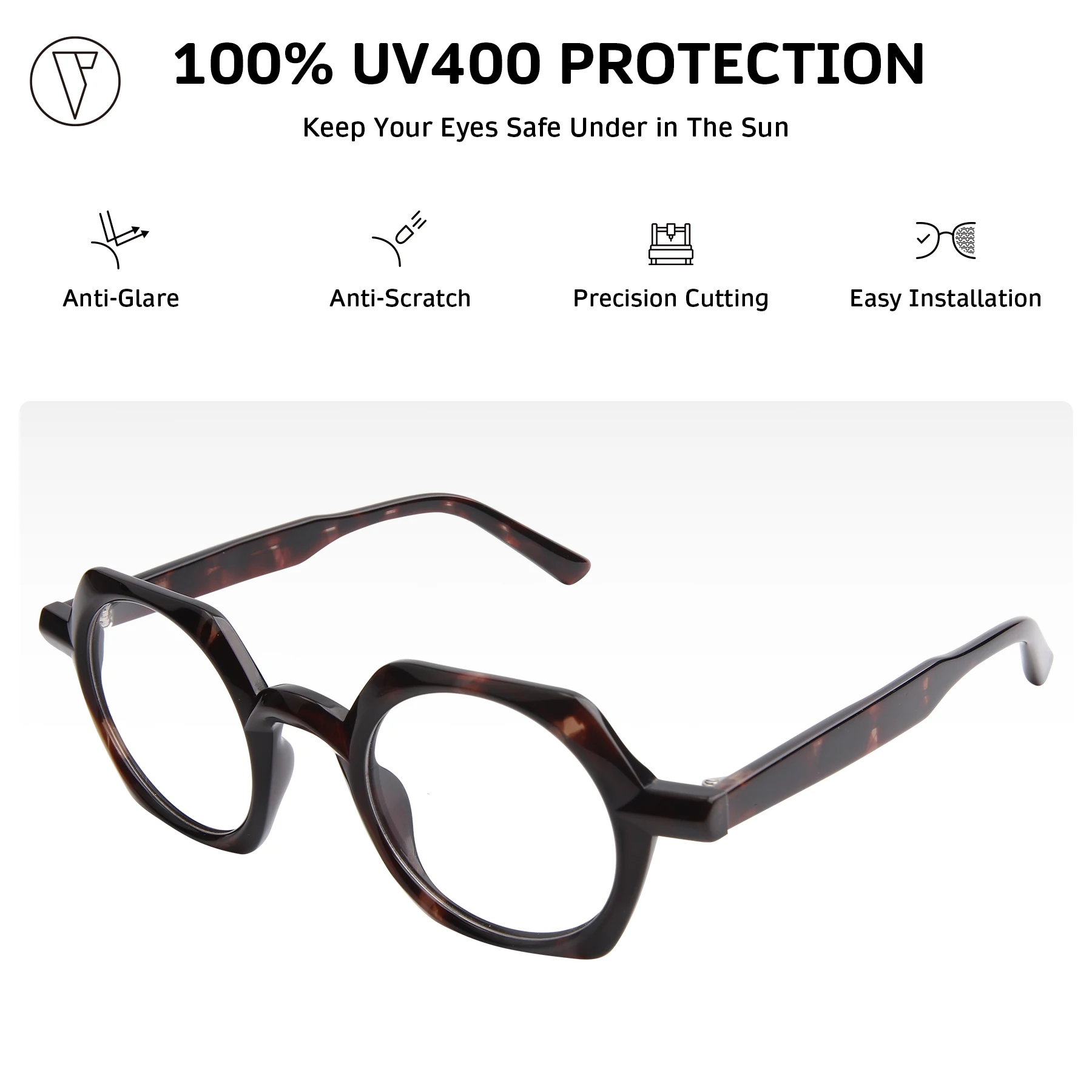 Солнцезащитные очки/очки по рецепту ONDEX, стильные поляризационные линзы UV400, фотохромные линзы, персонализированная мощность от 1,00 до 8,50